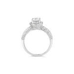 Montse Diamond Halo Engagement Ring