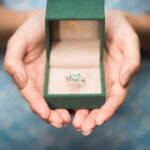 Nicolette Twist Micropave Solitaire Engagement Ring