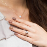 Nicolette Twist Micropave Solitaire Engagement Ring