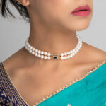 Noir Diamond and Pearl Choker