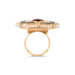 Noor Red Polki Ring/ Large