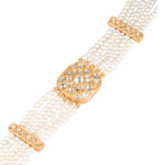 Noor Station Gold and Polki Bracelet