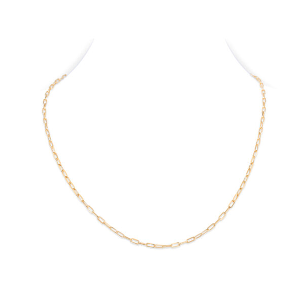 Paper Clip Chain Necklace (Thin)