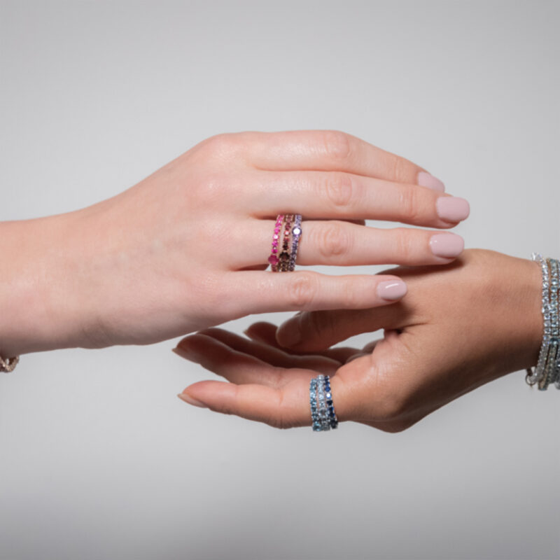 Pink Tourmaline Pop Ring