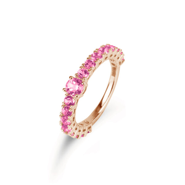 Pink Tourmaline Pop Ring