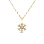 Snowflake Diamond Necklace