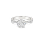 Sonia Hidden Halo Diamond Engagement Ring