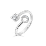 Toi Et Moi Square and Oval Diamond Ring