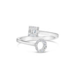 Toi Et Moi Square and Oval Diamond Ring