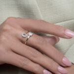 Toi Et Moi Square and Oval Diamond Ring