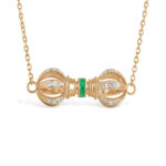 Dols Emerald Vajra Necklace