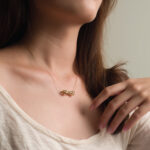 Dols Vajra Necklace / Emerald and Diamond