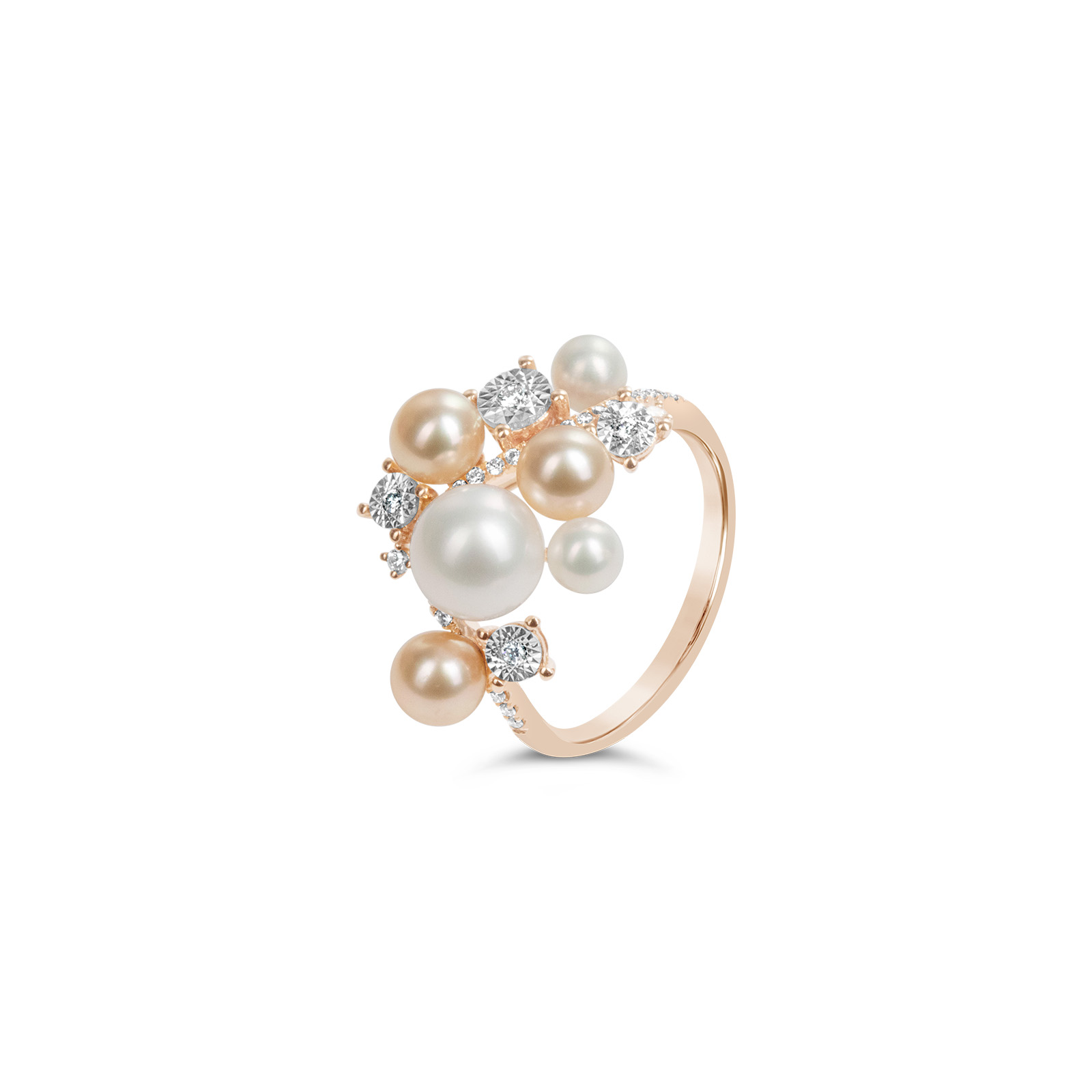 Waterfall Pearl Ring