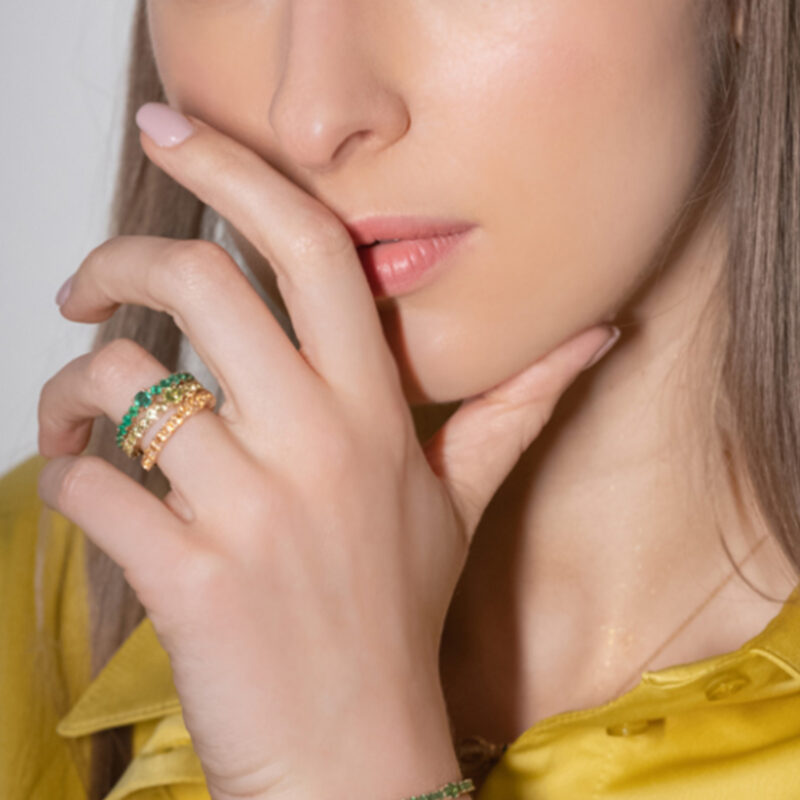 Blue Sapphire Pop Ring