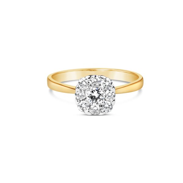 Dee Cushion Diamond Engagement Ring
