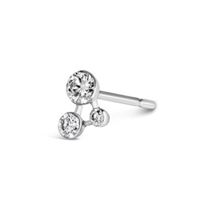 Ellen Mini Cluster Diamonds Single Stud