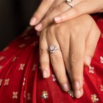 Kim Swirl Diamond Engagement Ring