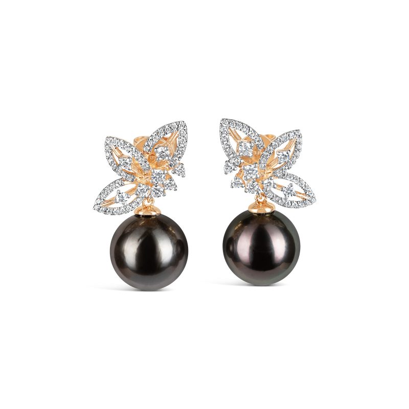 Lisa Pearl and Diamond Earrings