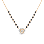 Luminous Diamond Heart Mangalsutra