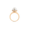Mira Pearl and Diamond Ring