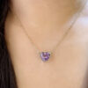 Heart Beat Necklace – Amethyst
