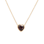 Heart Beat Necklace – Garnet