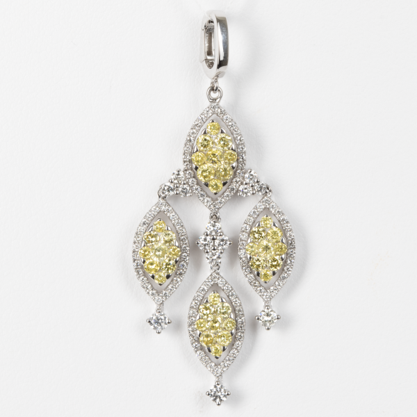 Glory Yellow Diamond Pendant
