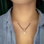 Everlasting Love Mangalsutra / Oval Pearl Drop / Regular