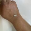 Gaze of Gold Round Evil Eye Bracelet