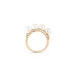 Ava Pearl and Diamond Ring