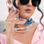 Ava Pearl and Diamond Ring