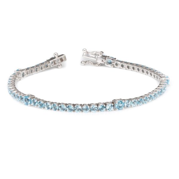 Blue Topaz Tennis Bracelet / December