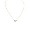 Hope Butterfly Necklace / Turquoise and Tsavorite