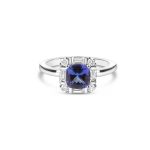 L'amour Tanzanite Diamond Ring
