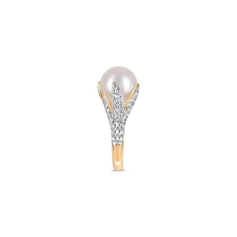 Luna Pearl & Diamond Ring