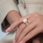 Luna Pearl & Diamond Ring