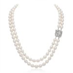 Double Oval Strands with Square Clasp