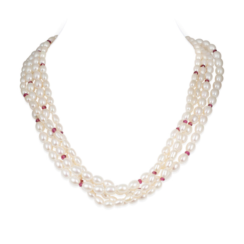 Ivy Oval Pearl Necklace