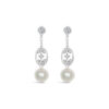 Fleur Small Earrings with Pearl