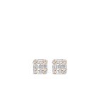 Diamond Square Single Stud
