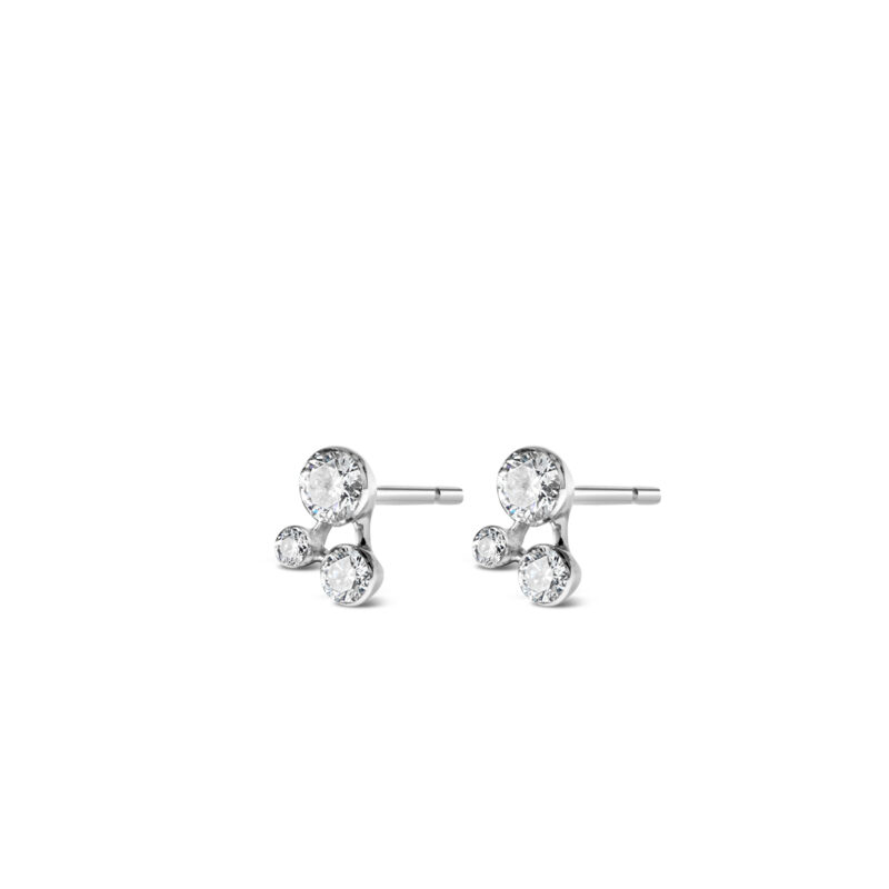Ellen Mini Cluster Diamonds Single Stud