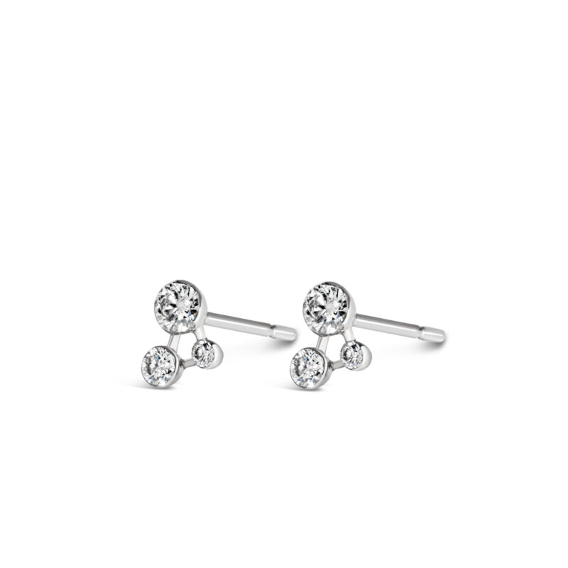 Ellen Mini Cluster Diamonds Single Stud