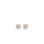 Halo Diamond Single Stud