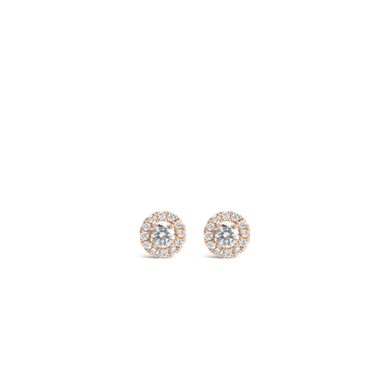 Halo Diamond Single Stud