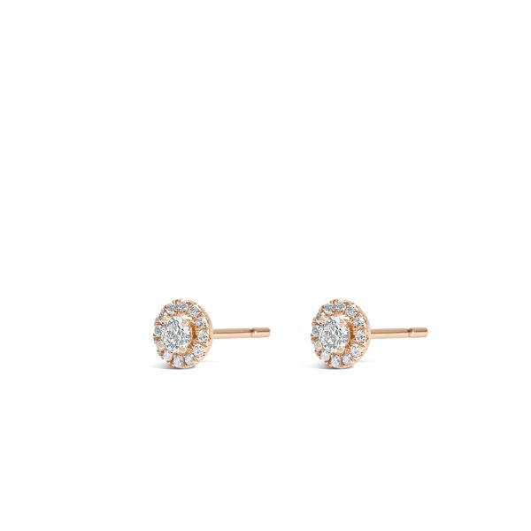 Halo Diamond Single Stud