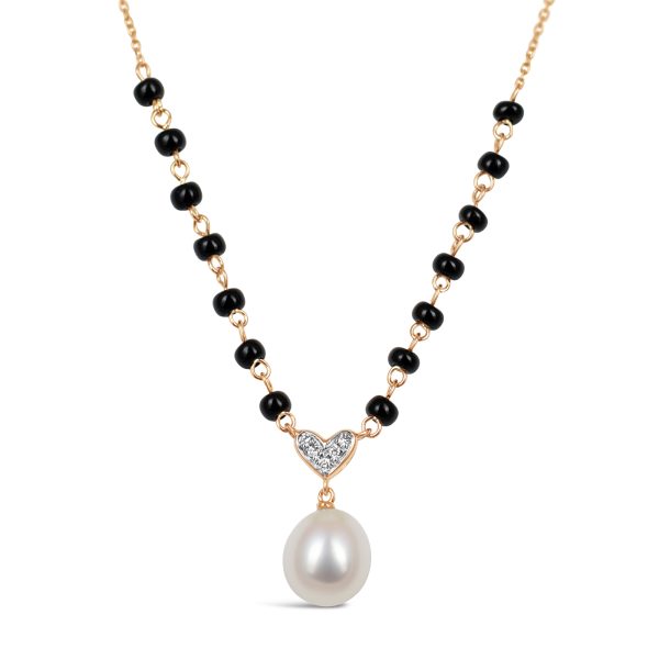 Everlasting Love Mangalsutra / Oval Pearl Drop / Regular