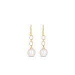 Pearl and Chain Danglers