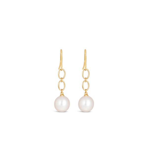 Pearl and Chain Danglers