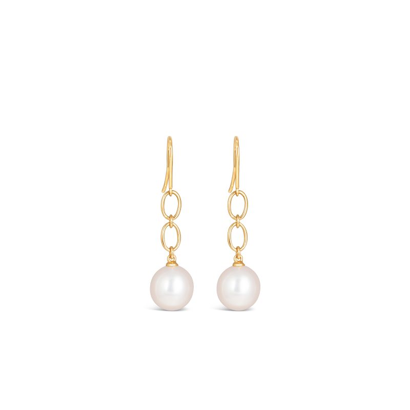 Pearl and Chain Danglers