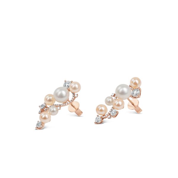 Waterfall Pearl Earrings